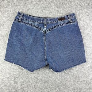 VTG Rockies Rocky Mountain Bareback Jean Shorts Womens 12 Western Natural Rise*